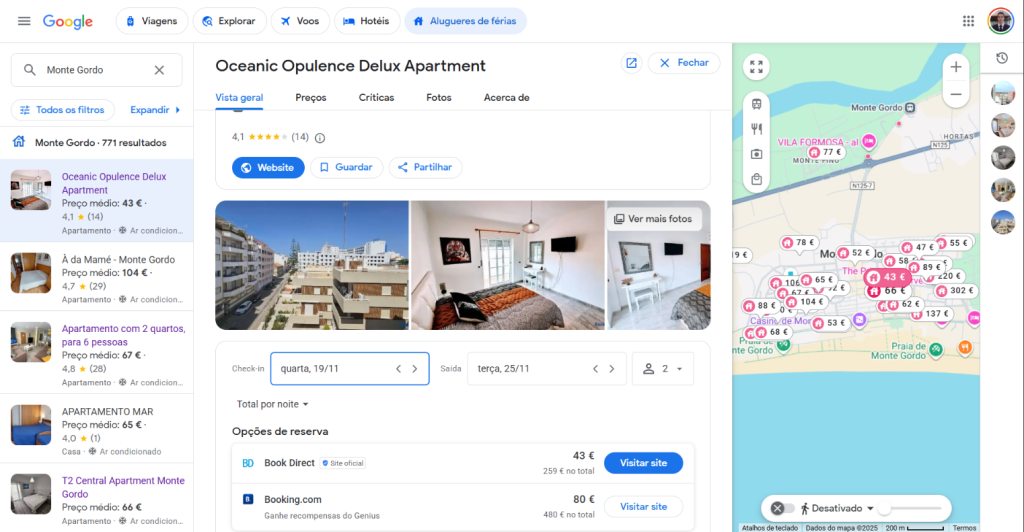 aumentar las reservas directas con Google
